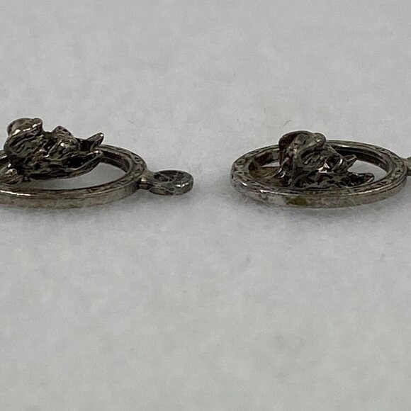 Set of 2 Vintage Boxer Dog Charms Pendants for Earrings Necklace Unbranded - Picture 6 of 7